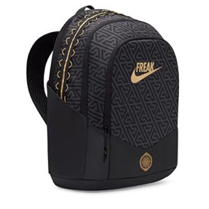 nike giannis backpack black code dq5241-010, black/gold