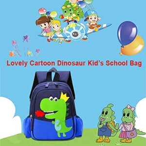 RUI NUO Toddler Backpack Cartoon Dinosaur Animal Book Bag Fit 36 Month Boy Girl Cartoon Preschool Daycare Nursery Lunch Box