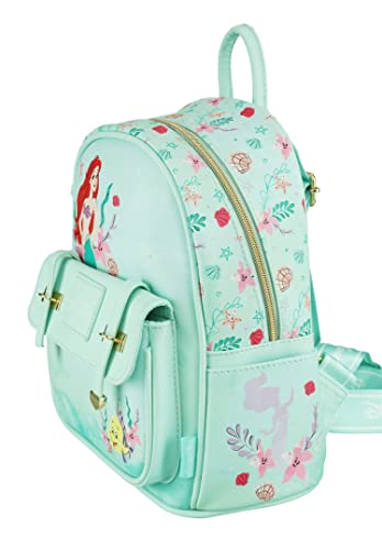 Disney The Little Mermaid Wondapop 11 Inch Vegan Leather Mini Backpack