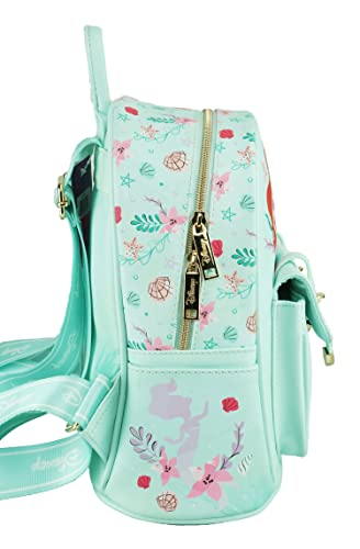 Disney The Little Mermaid Wondapop 11 Inch Vegan Leather Mini Backpack