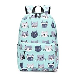 Wadirum Children Cute School Bookbag Lightweight Backpack for Kids Cat