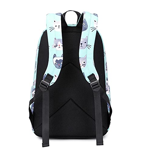 Wadirum Children Cute School Bookbag Lightweight Backpack for Kids Cat