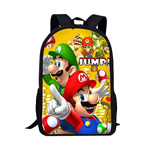 Jizokacw Stylished Boys Girls Japanese Game Laptop Bag for Game Lover Backpack for Teen Adult Men Women