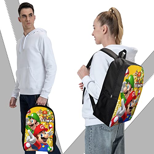 Jizokacw Stylished Boys Girls Japanese Game Laptop Bag for Game Lover Backpack for Teen Adult Men Women