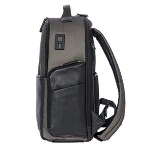 Bric's Monza Medium Laptop|Tablet Business Backpack, Grey.Black, One Size