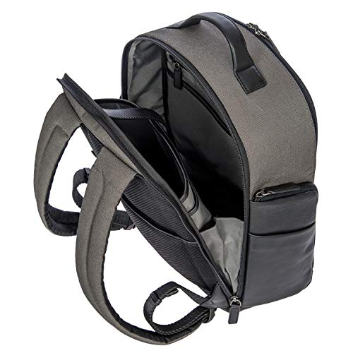 Bric's Monza Medium Laptop|Tablet Business Backpack, Grey.Black, One Size