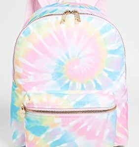 Stoney Clover Lane Women's Tie Dye Backpack, Tie Dye, Pink, Print, One Size