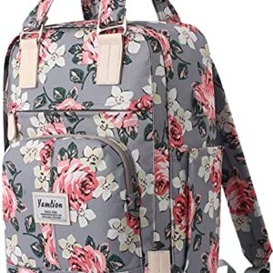 YAMTION Laptop Backpack Women 15.6 Inch,Stylish School Backpack for Girls Schoolbag Student,Travel Rucksack Business College Knapsack Computer Book Bag for Student