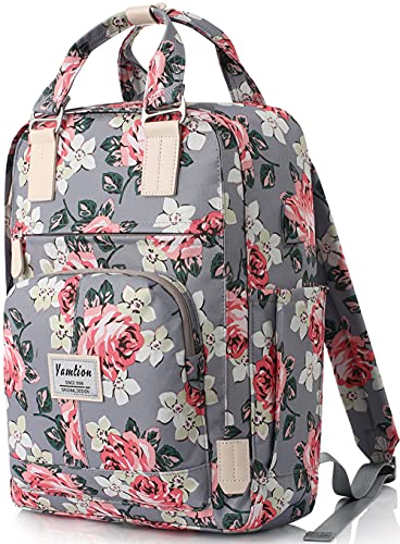 YAMTION Laptop Backpack Women 15.6 Inch,Stylish School Backpack for Girls Schoolbag Student,Travel Rucksack Business College Knapsack Computer Book Bag for Student