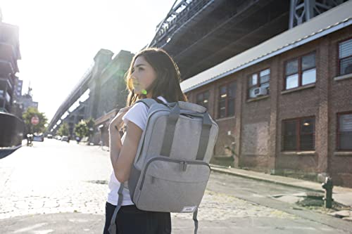 Solo Re:Claim 15.6 Inch Laptop Backpack, Grey, One Size