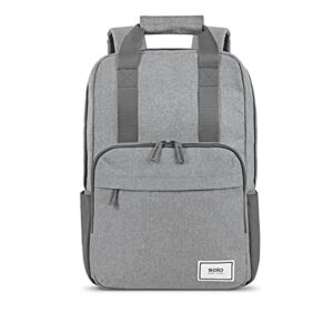 Solo Re:Claim 15.6 Inch Laptop Backpack, Grey, One Size