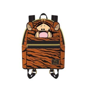 loungefly winnie the pooh tigger faux mohair mini backpack standard