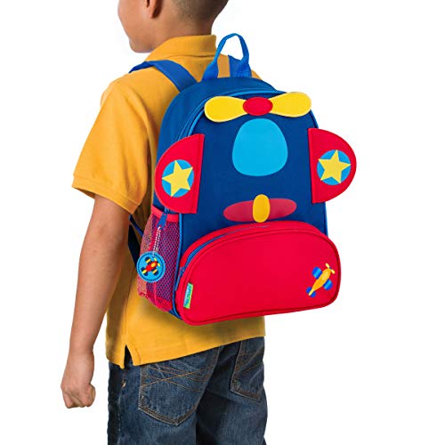 Stephen Joseph Sidekick Airplane Backpack with Activity Coloring Book