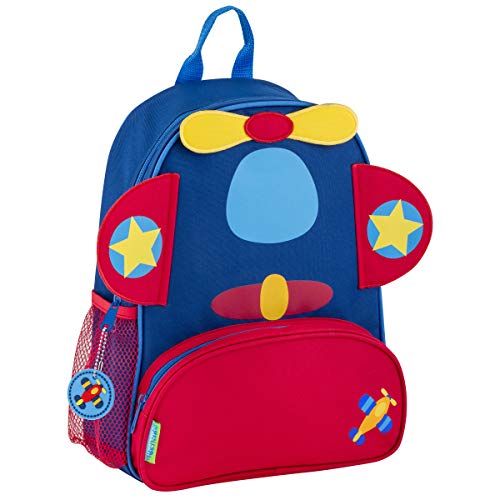 Stephen Joseph Sidekick Airplane Backpack with Activity Coloring Book