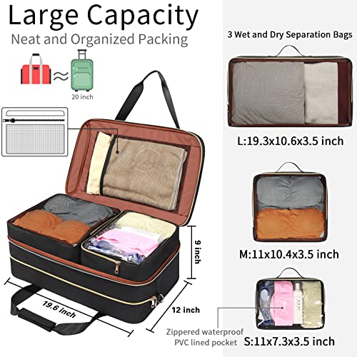 Rolling Backpack & Travel Duffel Bag for Women
