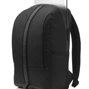 HP Commuter Laptop Backpack | with 15.6” Laptop/Tablet Compartment | Water-Resistant, Carry-on | Water Bottle Pocket, Reflective Accents, (5EE91AA), Black, Model: 5EE91AA#ABL