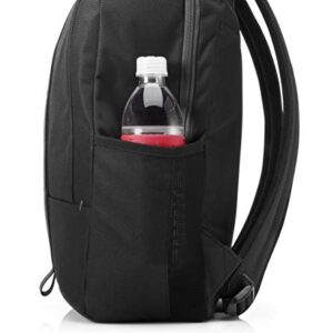 HP Commuter Laptop Backpack | with 15.6” Laptop/Tablet Compartment | Water-Resistant, Carry-on | Water Bottle Pocket, Reflective Accents, (5EE91AA), Black, Model: 5EE91AA#ABL