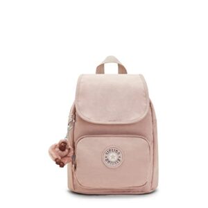 kipling women’s marigold small backpack, adjustable, removable crossbody strap, nylon travel organizer, brilliant pink grad, 9”l x 11.75”h x 5”d