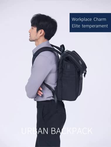 Kingsons, Casual Urban backpack for men and woman, 15.6-inch laptops ECO bag, Recycling water resistant material with modern design and USB charging port