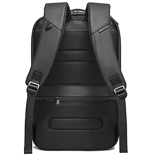 BANGE Stylish and Durable Laptop Backpack with TSA Lock, Waterproof USB Port - Unisex for Business, Travel, Office, School and College - Grey, 1.37 kg, 21 L, Fits 15.6" Laptop