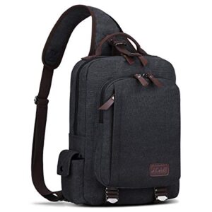 s-zone mens sling bag chest school shoulder backpack satchel outdoor crossbody pack
