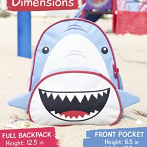 JOY2B Toddler Backpack for Boys and Girls - Shark Backpack for Girls and Boys - Kids Backpack for School Camp Travel - Preschool Backpack with Water Bottle Holder - Smart Shark