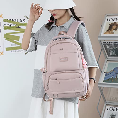 Backpack for School Girls Bookbag Cute Bag College Middle High Elementary School Backpack for Teen Girls (Blue)