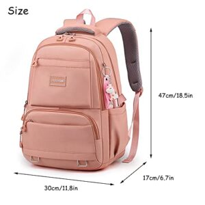 Backpack for School Girls Bookbag Cute Bag College Middle High Elementary School Backpack for Teen Girls (Blue)