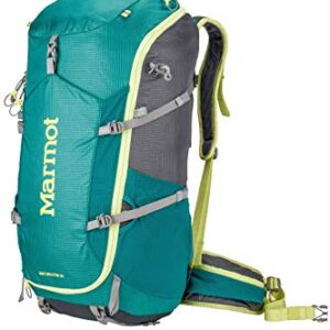 Marmot Women's Graviton 36 Lightweight Hiking Backpack, Gem Green/Cinder