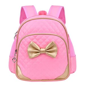 suerico suerico cute durable waterproof toddler preschool bag kindergarten kids backpack for girls (pink)