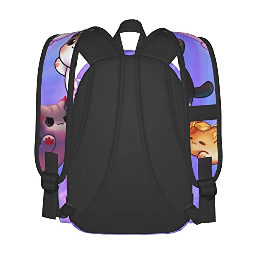 Anime cat theme backpack 3d Casual Light Weight Bookbags for girls