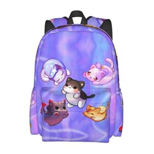 Anime cat theme backpack 3d Casual Light Weight Bookbags for girls