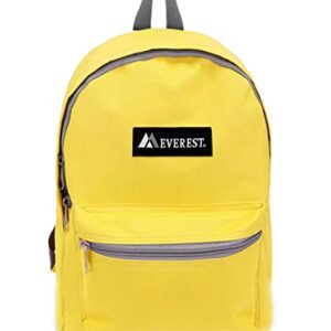 Everest Basic Backpack, Lemon, One Size