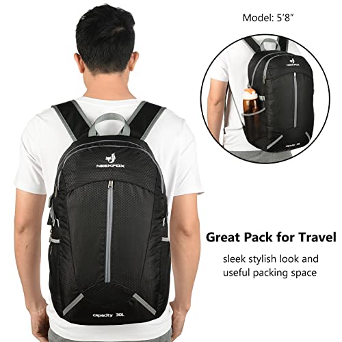 NEEKFOX 30L Hiking Backpack Foldable Lightweight Packable Sports Travel Daypack