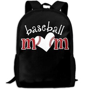 baseball love mom unique outdoor shoulders bag fabric backpack multipurpose daypacks for adult