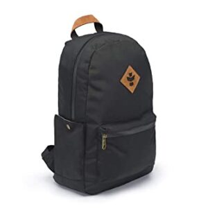 Revelry Supply Explorer Smell Proof and Water Resistant Medium Size Travel Backpack - 18 L (Black)