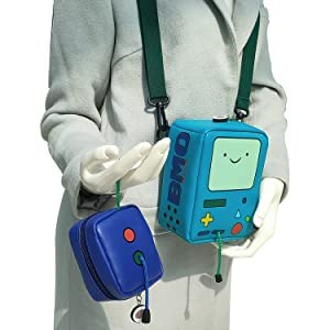 BMO Merch CrossBody Backpack Finn Jake BeeMore Messenger bag