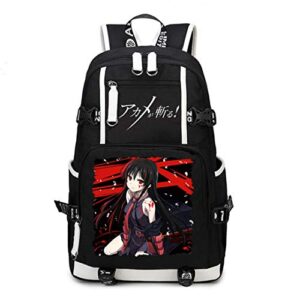 go2cosy anime akame ga kill backpack daypack student bag school bag bookbag bagpack