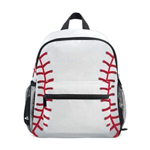 toddler kids backpack baseball pattern 12 inch preschool backpack school bag mini casual daypack for boy girl