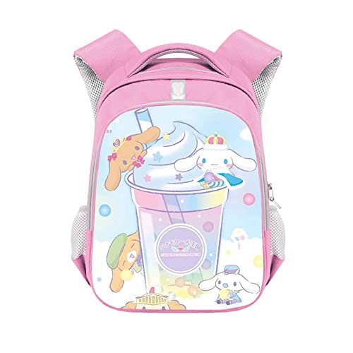 Cartoon Cute Backpack Ku-ro-mi My-Melody Cinn-amo-roll Cosplay Schoolbag Kawaii Student School Bag for Girls Birthday Gifts pink 40