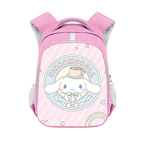 Cartoon Cute Backpack Ku-ro-mi My-Melody Cinn-amo-roll Cosplay Schoolbag Kawaii Student School Bag for Girls Birthday Gifts pink 40