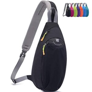 peicees sling bag for women men kids sling backpack crossbody chest shoulder bag