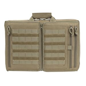 voodoo tactical 15-9752007000 deluxe laptop backpack desk, coyote