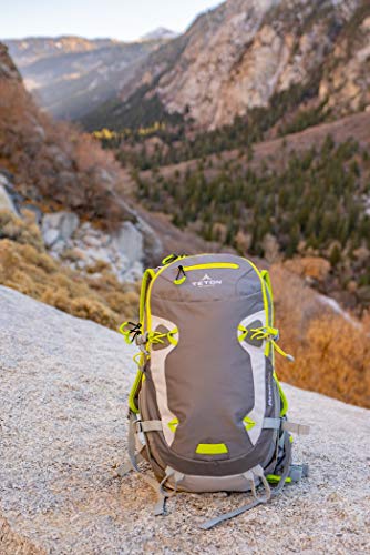 TETON Sports Pursuit 2000 Backpack; Packable, Lightweight, Comfortable Daypack for Hiking and Travel; Overnight Bag, Grey (1200)