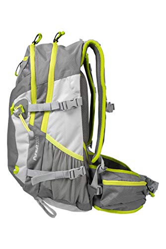 TETON Sports Pursuit 2000 Backpack; Packable, Lightweight, Comfortable Daypack for Hiking and Travel; Overnight Bag, Grey (1200)