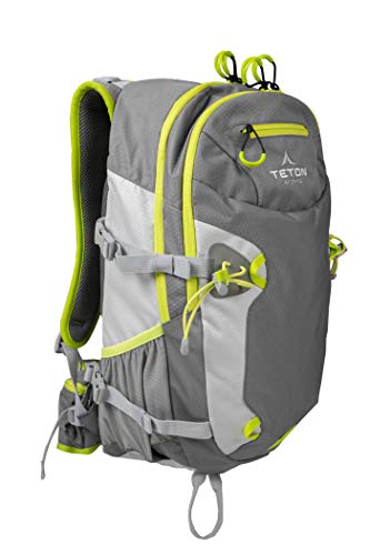 TETON Sports Pursuit 2000 Backpack; Packable, Lightweight, Comfortable Daypack for Hiking and Travel; Overnight Bag, Grey (1200)