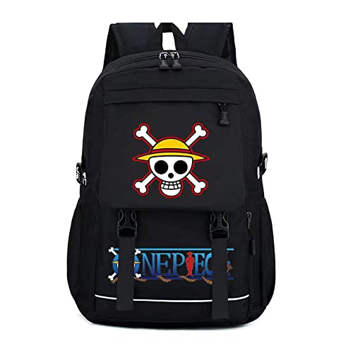 Kooku NHJJ ONE PIECE Luffy School Bag Laptop Bag Backpack (luffy)