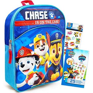Paw Patrol Preschool Backpack Bundle Toddler (10" Mini Backpack) with Stickers
