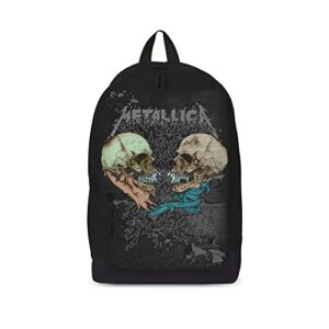 metallica backpack, black, height 45cm, width 30cm, depth 15cm