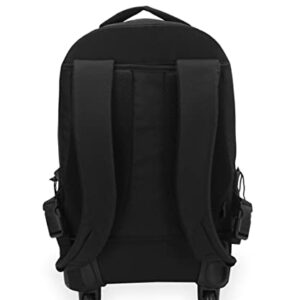 Everest unisex adults Wheeled Laptop Backpack, Black, One Size US